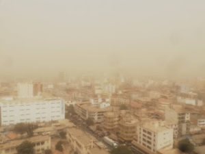 Article : Dakar envahi par la poussière